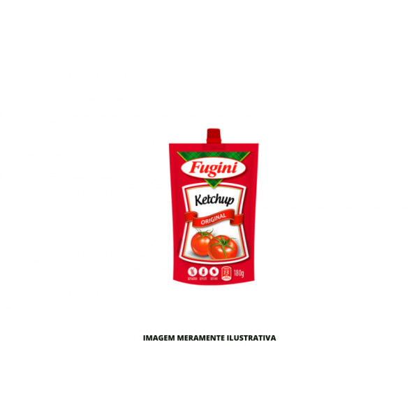 KETCHUP  - FUGINI - 180g SACHE BICO TRAD - CX32